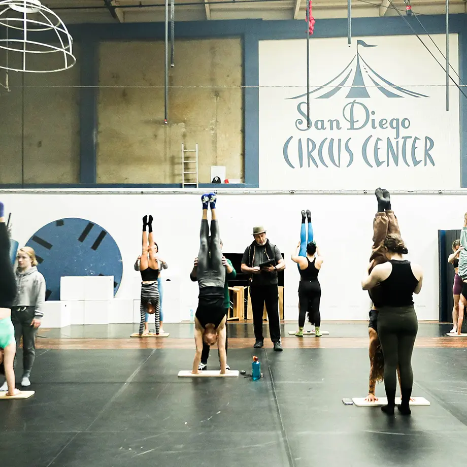 Handstand instruction